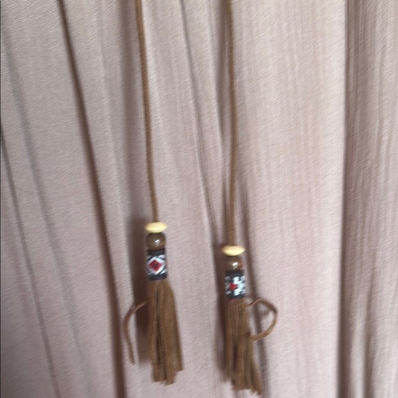 Delirious Taupe Midi Dress - Picture 4 of 4